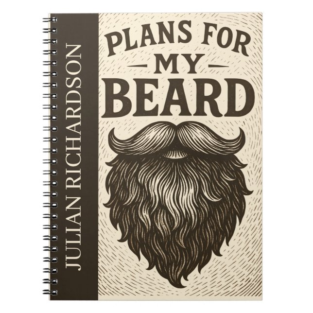 Plans pour mon cahier drôle de barbe pour moi barb (Devant)