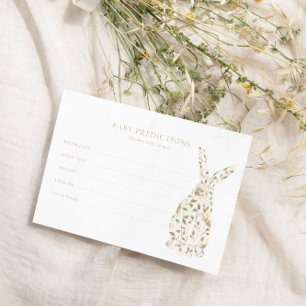 Plantal Printemps Floral Baby shower Guesses Jeu