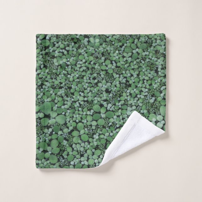 Plante à feuilles vertes (Gant de toilette)