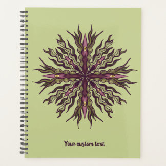 Plante à œil psychédélique - Mandala botanique sur