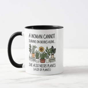 Plante Amoureuse des Livres Mug: Cadeau de Tasse d