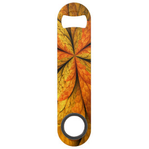 Plante d'automne, Abstrait moderne Fractal Art Lea
