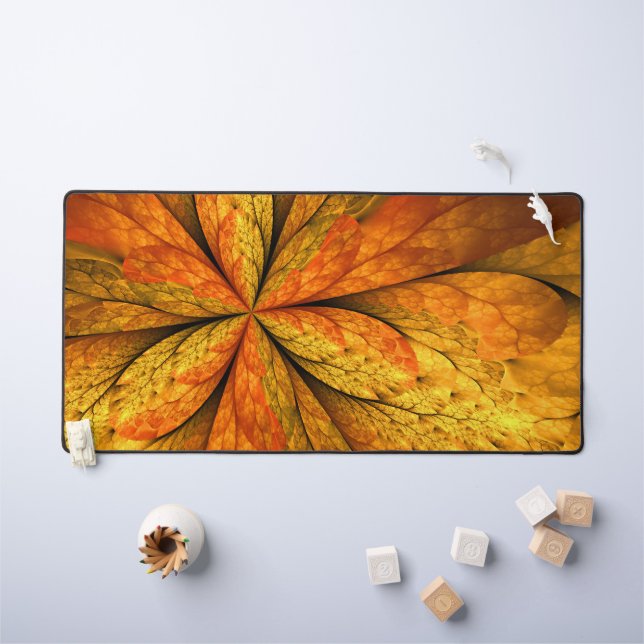 Plante d'automne, Abstrait moderne Fractal Art Lea (Tableau pour enfants)