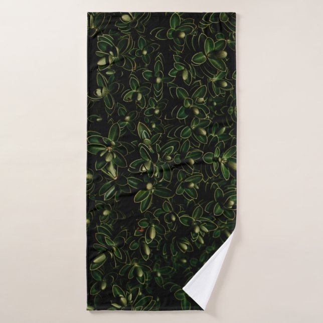 Plante de feuille verte (Serviette de bain)