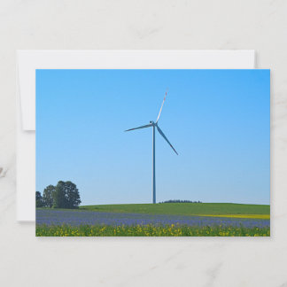 Plante d'énergie éolienne - Invitation