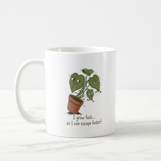Plante Drôle - Tasse (Gauche)