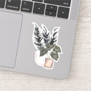 Plante en pots - Sticker Green Home