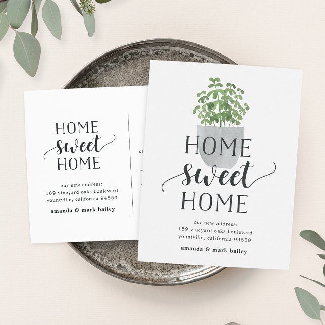 Plante | Faire-part de déplacement (Créateur téléchargé)