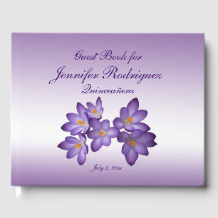 Plante Florale Fleur Crocus Quinceañera Livre d'or