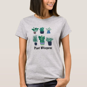 Plante Hipster Whisperer Floral Tee T-shirt design