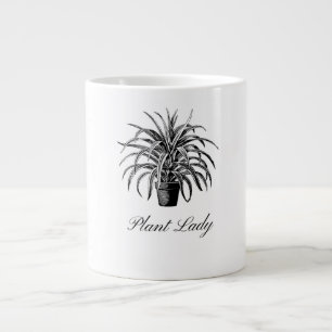 Plante Lady Black and White Specialty Mug