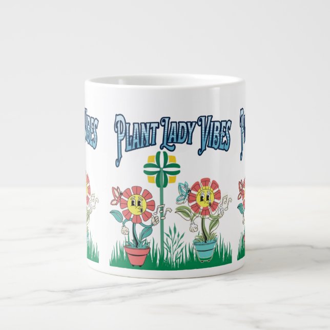 Plante Lady Vibes Café Mug | Cute Mug (Devant)