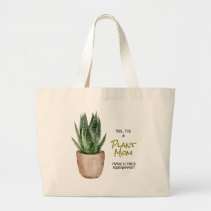 Plante Maman Superpower Grand Sac fourre-tout