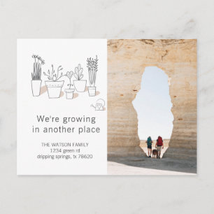 Plante moderne Carte postale Faire-part mobile