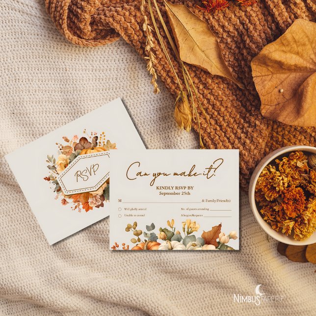 Plantes bouchées RSVP Thanksgiving Card Classic (Créateur téléchargé)