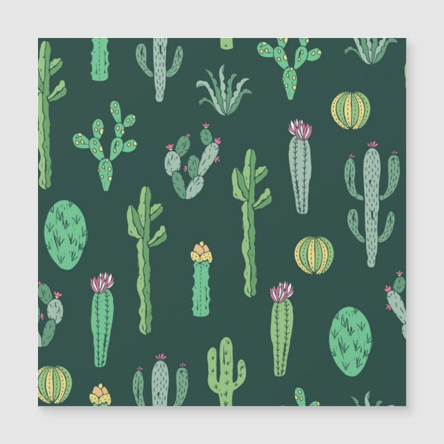 Plantes de Cactus : Arrière - plan Vintage sans co (Devant)
