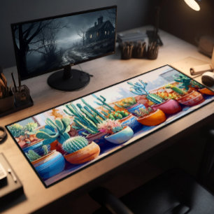 Plantes de cactus pointillés Peinture Whimsical Gr