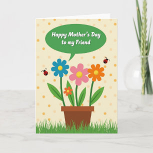 Plantes en pot Chevron Carte Joyeuse