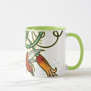 Plantes et tasse d'insectes
