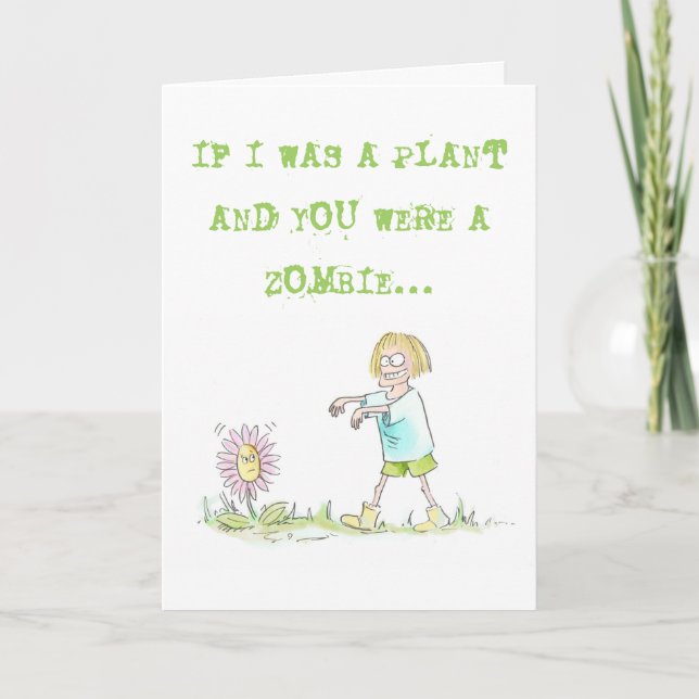 Plants v Zombies Carte (Devant)