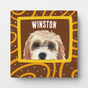 Plaque à cadre photo customisée Cockapoo