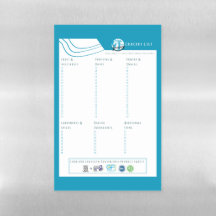 Liste d'épicerie sans gluten sur la feuille d'aima