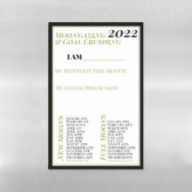 Moongazing & Goalcrushing 2022 Magnet d'effacement