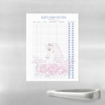 Plaque Aimantée Effaçable Sweet Unicorn Baby Réaction alimentaire<br><div class="desc">Voici une excellente façon de suivre la réaction du bébé aux aliments nouvellement introduits qui peuvent être utilisés par les parents et les aidants naturels et qui comporte également une illustration de licorne d'aquarelle douce</div>