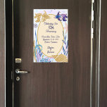 Plaque Aimantée Effaçable Watercolor Underwater Fish Anniversary Cruise Door<br><div class="desc">Cruise ship anniversary celebration cruise door magnet that can be customized. Decorate your cruise ship door with this lovely watercolor under the sea cruise door marker. Customize with the celebrating guest's name, year, ship name, sailing date, and cruise destination. Please note: Not all ship's doors are magnetic. We cannot guarantee...</div>