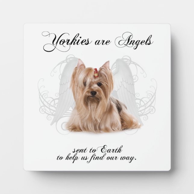 Plaque Angel Yorkie (Devant)