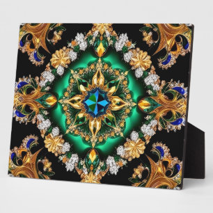 Plaque aux couleurs brésiliennes Design moderne