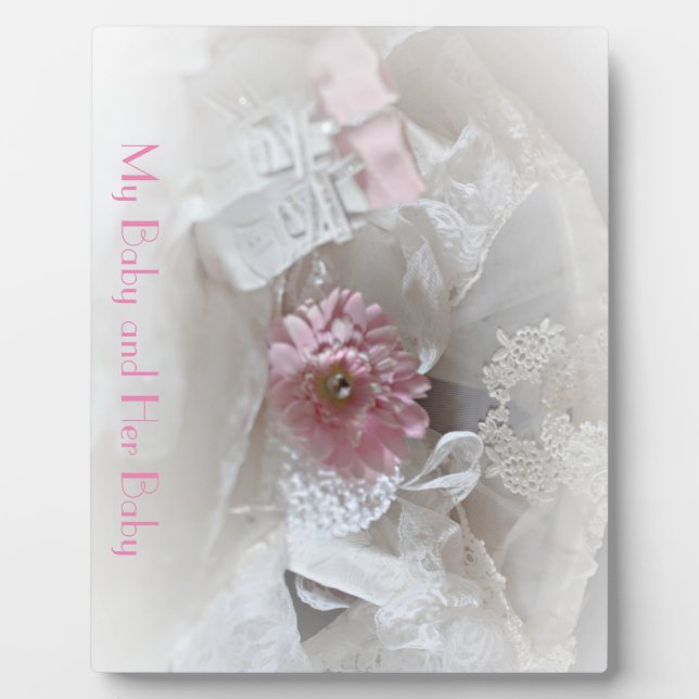 Plaque avec Easle My Baby and Her Baby (Devant)