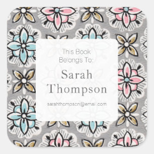 Plaque Ce Livre Appartient Aux Autocollants