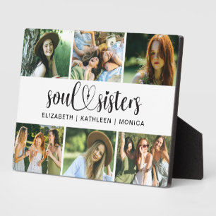 Plaque Collage photo du script Best Friends