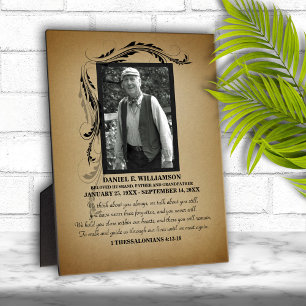 Plaque commémorative Gold Photo