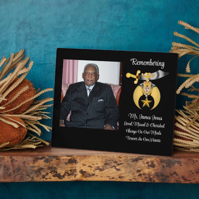 Plaque commémorative Shriners (Côté)