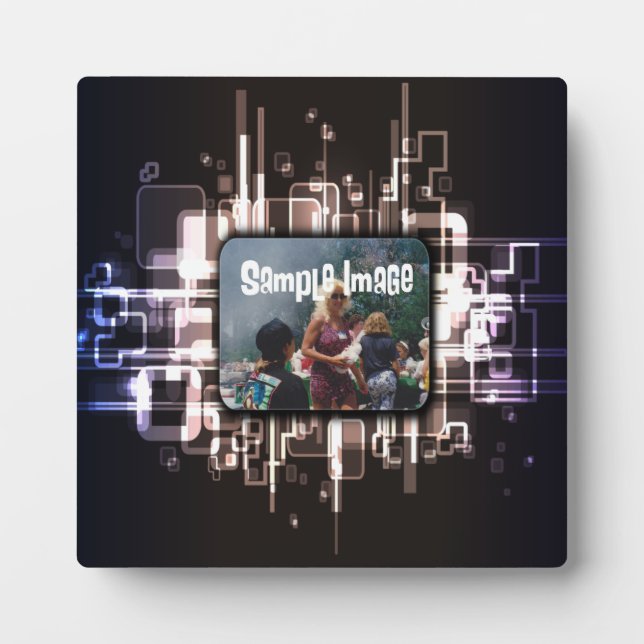 Plaque d'art Abstraite (Devant)