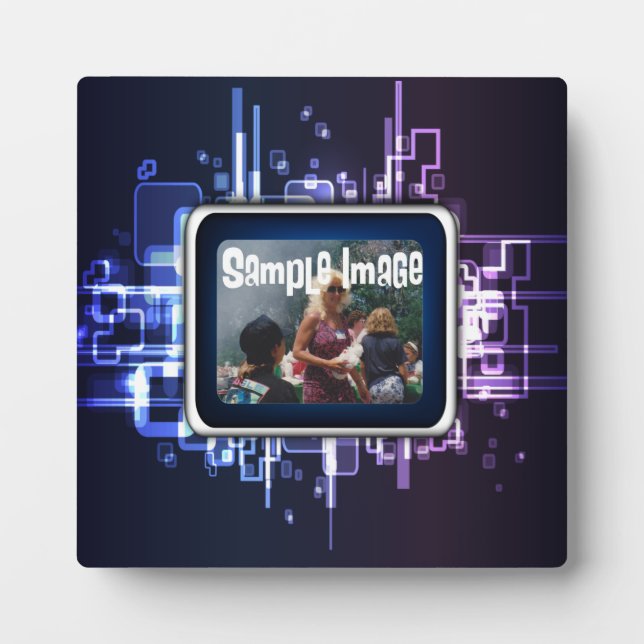 Plaque d'art Abstraite de Neon (Devant)