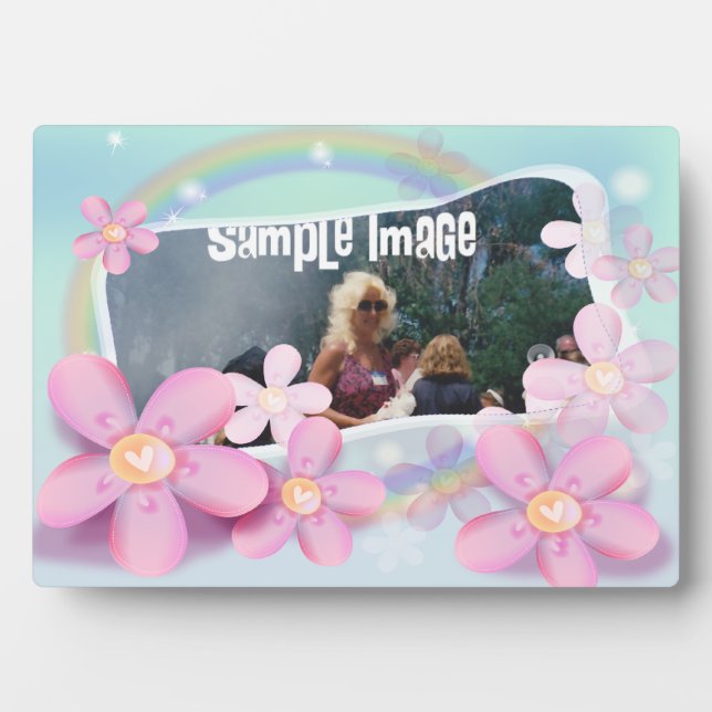 Plaque d'Art Dreamy Floral Pastel (Devant)