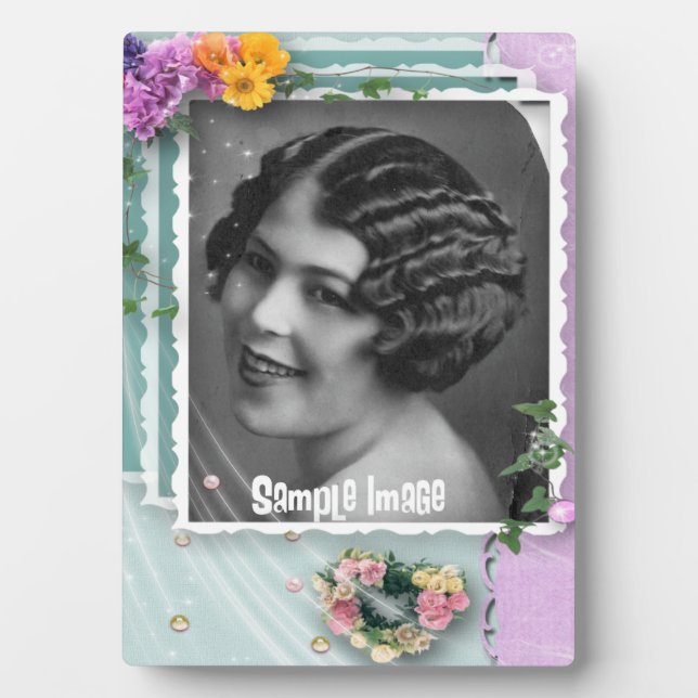 Plaque d'art romantique vintage (Devant)