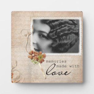 Plaque d'art Souvenirs vintages