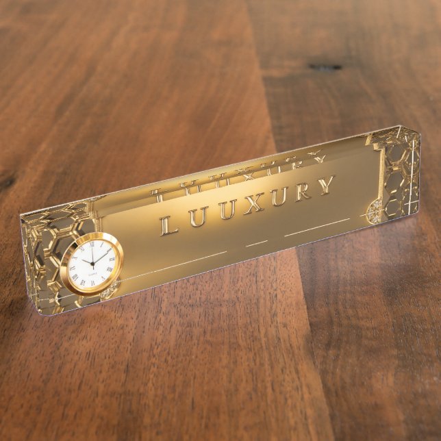 Plaque de bureau de luxe (Taille)