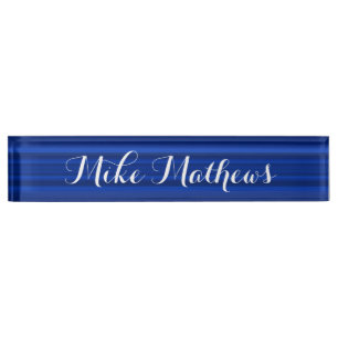Plaque de bureau - Dégradé bleu HAMbyWG