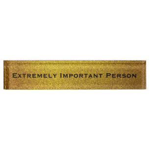 Plaque de bureau d'entreprise drôle - Faux strass 