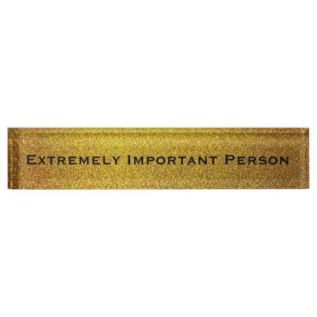 Plaque de bureau d'entreprise drôle - Faux strass  (Devant)