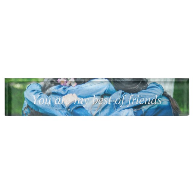 Plaque de bureau en acrylique HAMbyWG - Meilleurs  (Devant)