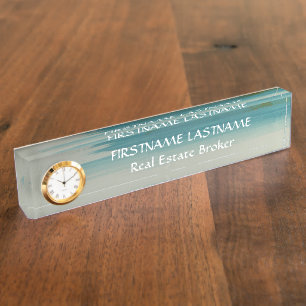 Plaque de bureau en art abstrait de Santa Fe pour 