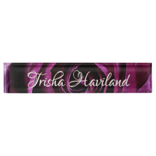 Plaque de bureau HAMbyWG - Rose Classique de Framb