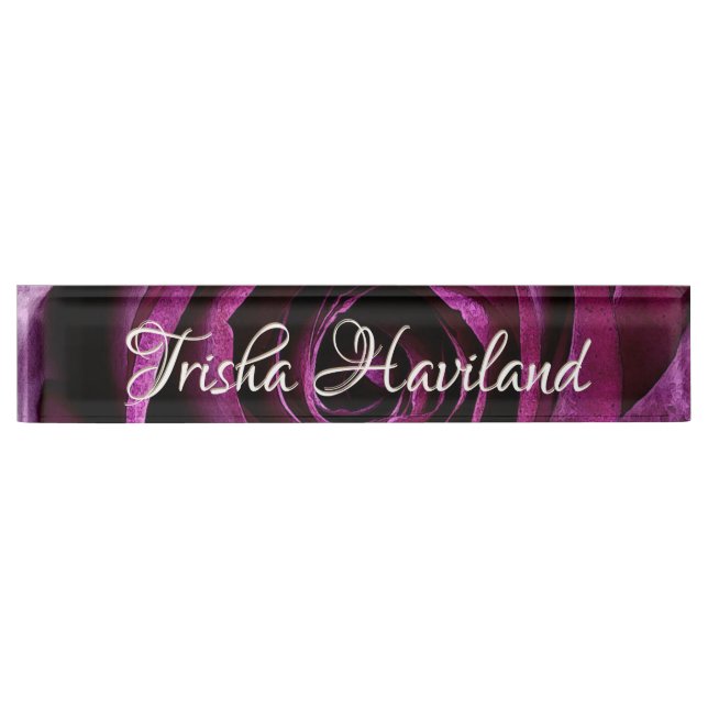 Plaque de bureau HAMbyWG - Rose Classique de Framb (Devant)
