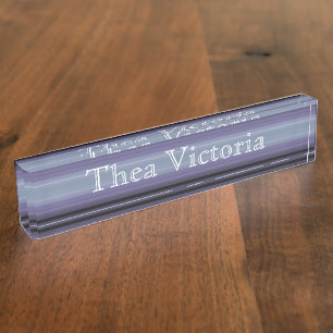 Plaque de bureau - HAMbyWhiteGlove - Lilas